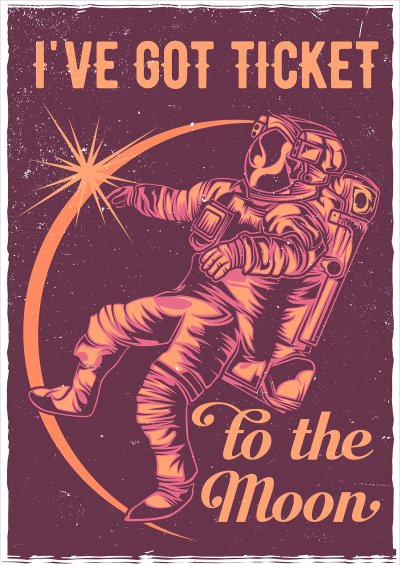 постеры Билет на Луну