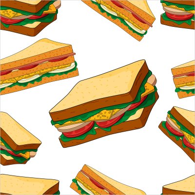 постеры Сендвичи паттерн