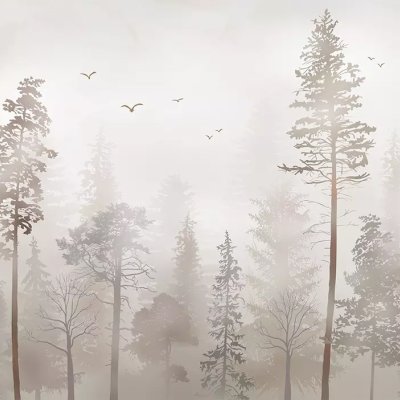 фотообои Лес в тумане