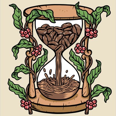 постеры Кофейные часы