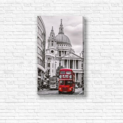 модульные картины Лондонский автобус